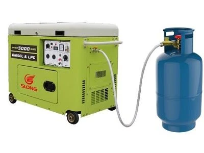 LPG powered diesel generator(001)